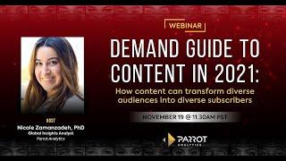 Parrot Analytics LIVE: Demand Guide to Content in 2021