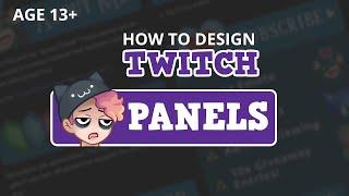 How to Make Twitch Panels - Full Tutorial