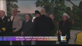 National Sheriffs' Association Joins President Trump at White House,