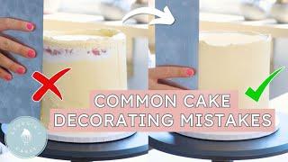 The WRONG Way to Decorate a Cake! Common Mistakes When Cake Decorating | Georgia's Cakes
