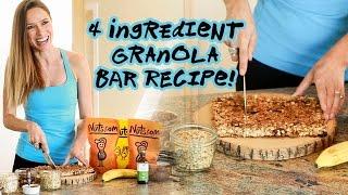 4 Ingredient Granola Bar Recipe | Healthy Snack | Nuts.com