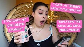 Reacting to your *cheeky* childhood queer signs !!! 