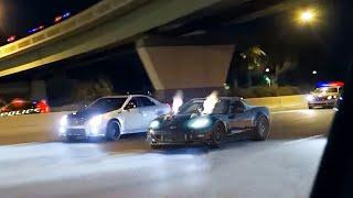 Cops vs. Street Racers! JAIL TIME OR GET AWAY! (Compilation)