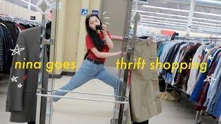 nina goes thrift shopping! 