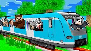 AİLECEK TREN YOLCULUĞUNA ÇIKTIK - Minecraft