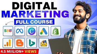 DIGITAL MARKETING Full Course for Beginners in 3 Hours | Learn Digital Marketing in 2024