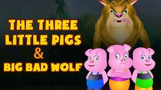 The Three Little Pigs and Big Bad Wolf | Fairy Tales for Children by Tiny Dream Kids