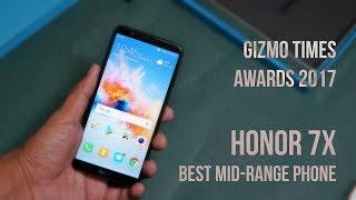 Honor 7x wins Gizmo Times Awards 2017 - Best Features