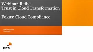 Webinar: Cloud Compliance – kein Automatismus!