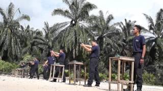 Latihan Asas Senjata Api siri2-Polis Bantuan TNB