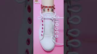 How to tie a sports shoe laces? Shoe lacing styles #shorts #shoeslacestyles