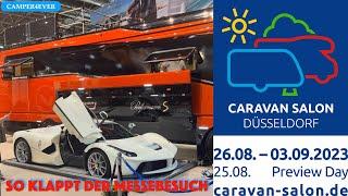 Tipps für den Messebesuch I gute Vorbereitung und Planung ist wichtig - Caravan Salon Düsseldorf