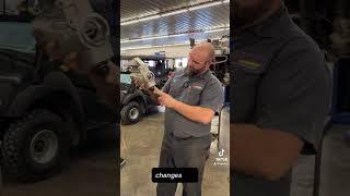  In the shop with Service Technician PJ at Birkey’s in Hannibal. #kawasaki #technician #mechanic