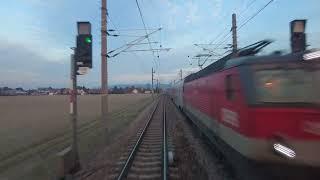 Führerstandsmitfahrt / Tulln - Bratislava - Petrzalka / Fr.10.02.2023