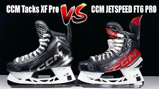 CCM Tacks XF Pro vs Jetspeed FT6 Pro skates hockey skates review - Which is better ?