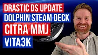 Drastic DS free, Vita Emulation, GameCube on the Steam Deck and 3DS Emulator updates