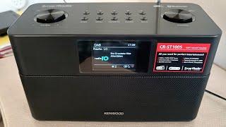 Kenwood CR-ST100S with: Internet - DAP+ - FM - Spotify - USB - Bluetooth - Alarm - Clock - Base port