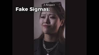 Fake VS Real Sigmas