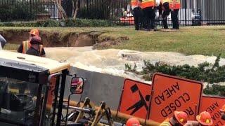 OWASA water main break draining storage for customers in Chapel Hill, Carrboro