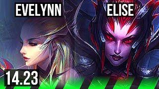 EVELYNN vs ELISE (JGL) | Rank 4 Eve | VN Challenger | 14.23