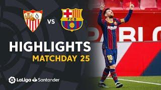 Highlights Sevilla FC vs FC Barcelona (0-2)