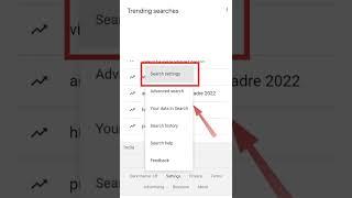 How to Turn off Safe Search in Google Chrome Android #shorts