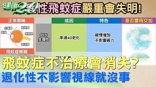 飛蚊症不治療會消失？ 退化性不影響視線就沒事 健康2.0