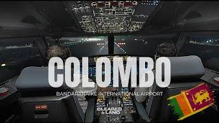 COLOMBO | LANDING AIRBUS A320 4K