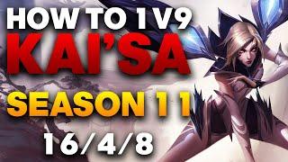 Vapora Dark Kai'Sa ADC Gameplay - Kai'Sa is Top Tier Again in Season 11 | League of Legends