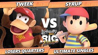 LMBM 2025 TOP 8 - Tweek (Diddy Kong) Vs. Syrup (Steve) Smash Ultimate - SSBU