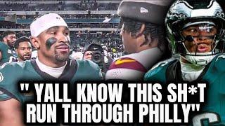 Watch Eagles & Commanders RAW Emotions After Tough NFC Battle