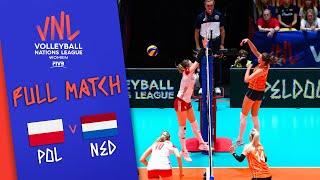 Poland  Netherlands - Full Match | Women’s Volleyball Nations League 2019