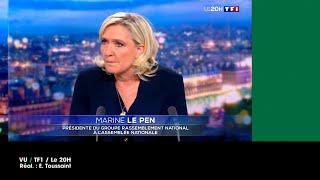 VU du 16/11/2024 : Le Pen "La peine de mort politique"