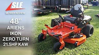 Review of Ariens 918003 Ikon 48" Zero Turn Mower 21.5HP KAW