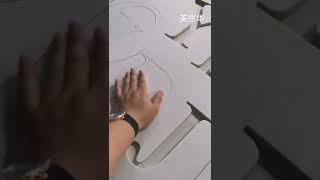 Sound-absorbing panels can be carved into any shape