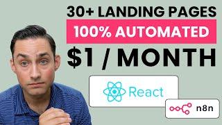 Domains to Dollars: AI Landing Page React App with n8n  - Part 2