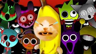 Sprunk Incredibox Battle: Banana Cat vs. Incredibox Crew - Horror Version! Banana Cat Compilation 