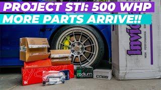 500 WHP BUILD | PROJECT STI UNBOXING 2 | CF HOOD Q'S ANSWERED | SUBARU WRX STI 2015-2020