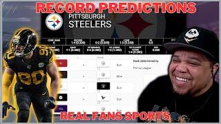 PITTSBURGH STEELERS || 2024-2025 NFL SEASON PREDICTIONS | GAME BY GAME || REAL FANS SPORTS