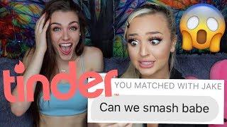 BEST FRIEND CONTROLS MY TINDER! (TROLLING W/ OLIVIA CARA)