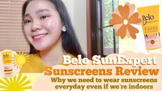 Belo SunExpert Tinted and Whitening Sunscreens Review | Why we need to wear sunscreens everyday