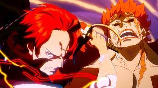 Divine Departure,  Shanks destroys Eutass Kid with Roger's skills || One Piece 1112