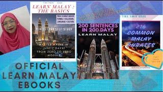 OFFICIAL LEARN MALAY E-BOOKS ARE HERE! THE MOST EFFICIENT WAY TO LEARN MALAY IN JUST A WEEK!