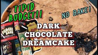 No bake, Easy to make, Tipid budget DARK CHOCOLATE DREAMCAKE by MaineyEnard