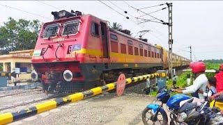 Red Monster Wap4 Hauled Fast & Furious Intercity Express Dangerous Moving Out At Railgate