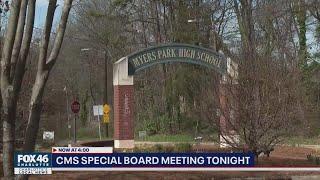 Charlotte-Mecklenburg Schools to hold special board meeting Tuesday night