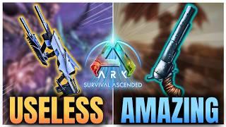 TOP 10 Strongest Weapons For PvP Ranked In ARK | ARK Survival Ascended