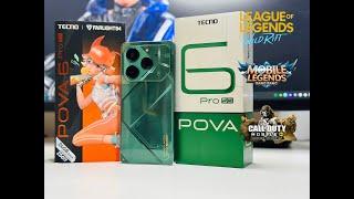 TECNO POVA 6 PRO UNBOXING AND GAMING TEST