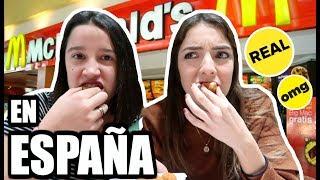 PROBANDO MCDONALDS EN ESPAÑA *PEDIMOS LO MÁS RARO*