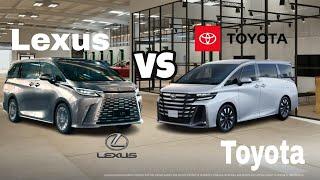 The All New 2024 Lexus LM vs 2024 Toyota Alphard, LM vs Alphard - See The Difference